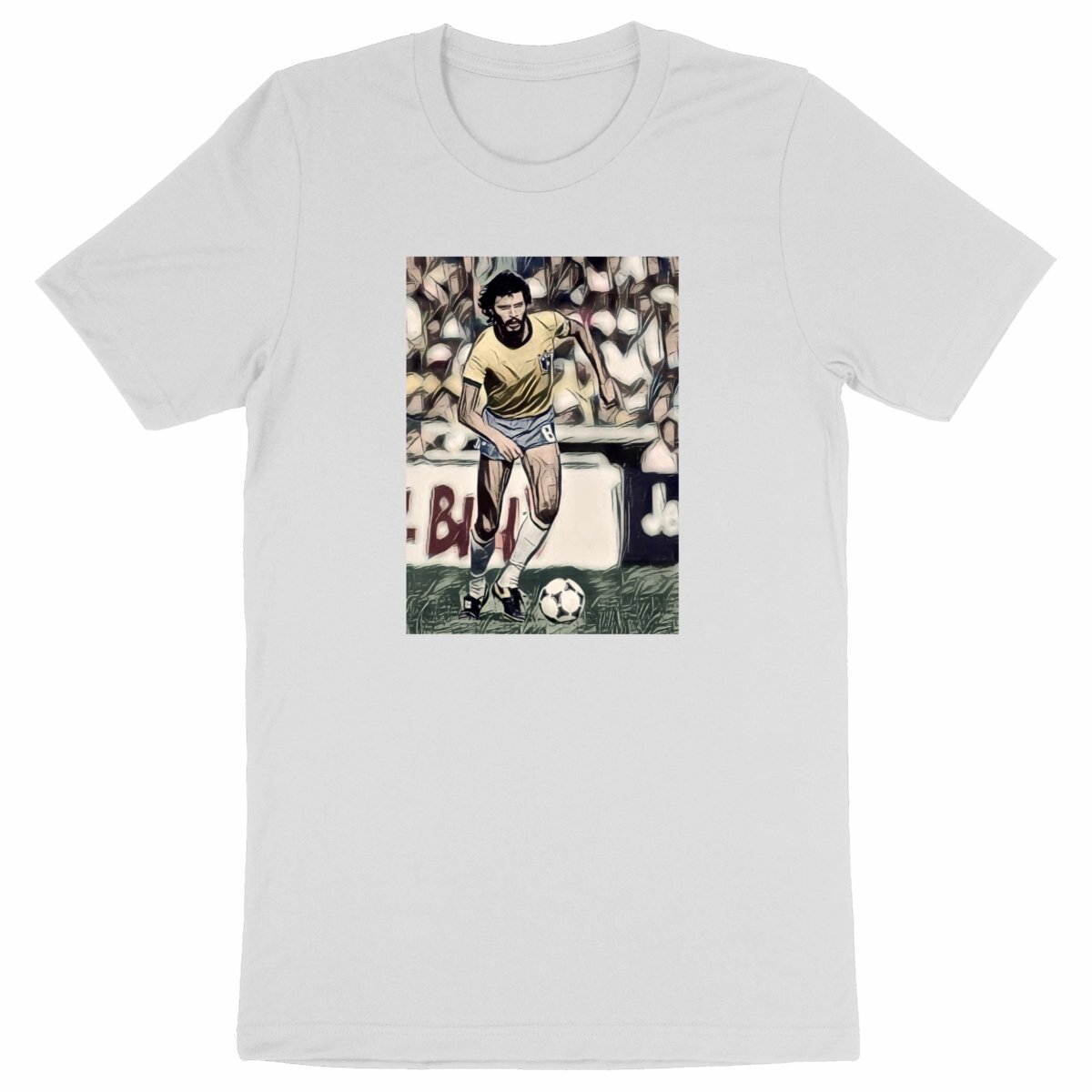 Image back T-Shirt illustration Socrates - Foot vintage
