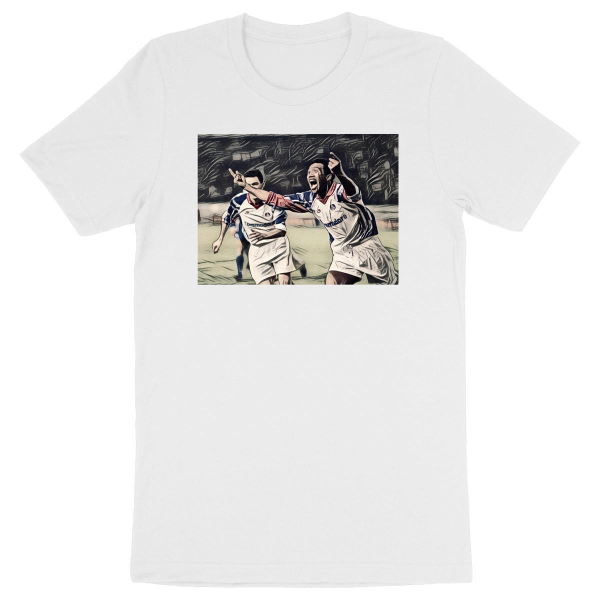 Image back T-Shirt illustration Kambouaré sauveur - Foot vintage