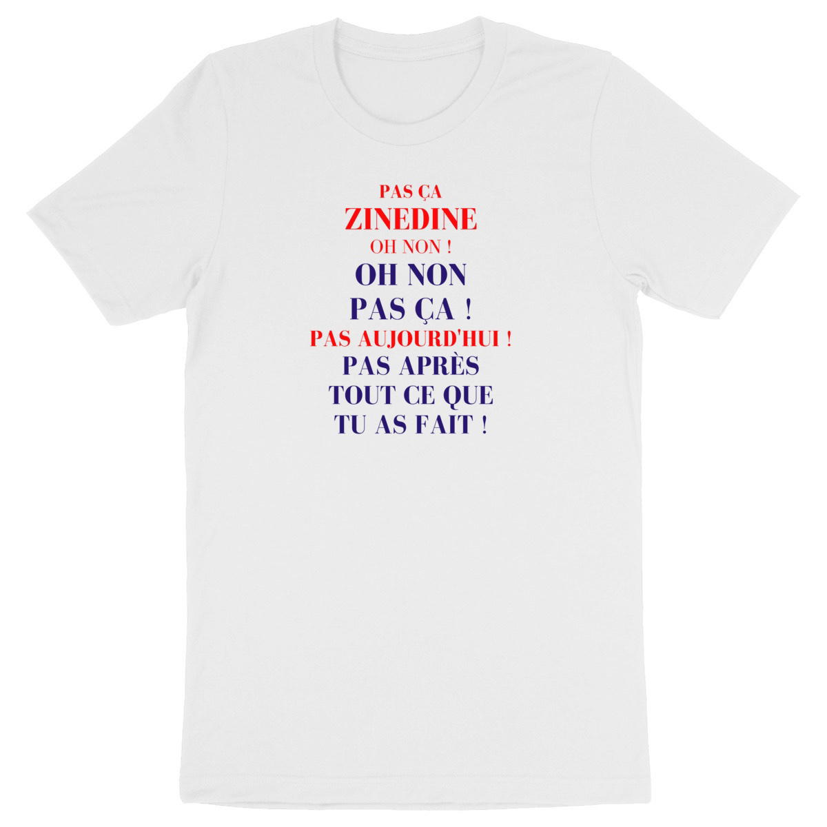 Image back T-Shirt citation - Thierry Gilardi - Coup de boule - Foot vintage