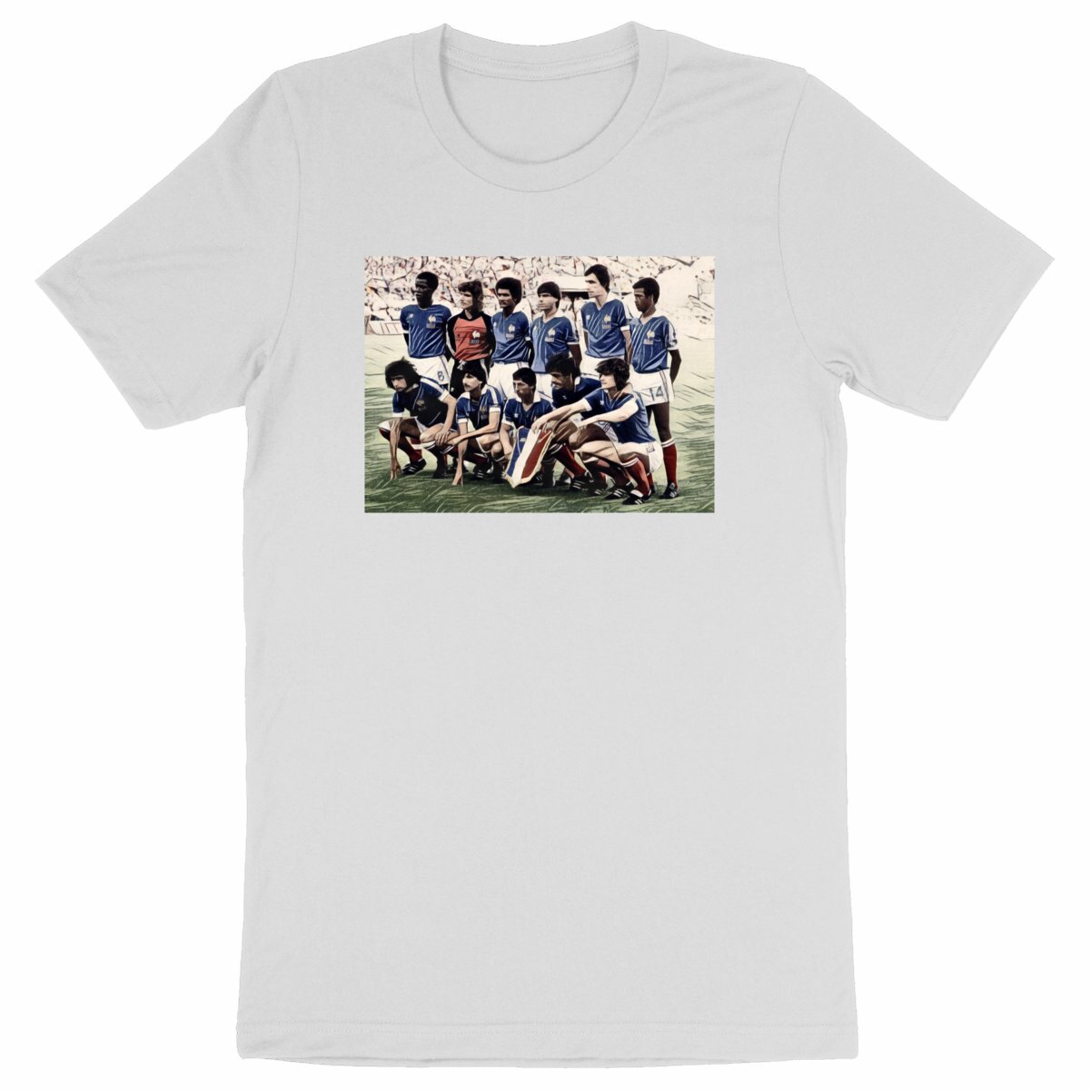 Image back T-Shirt illustration équipe de France - Séville 82 - Foot vintage