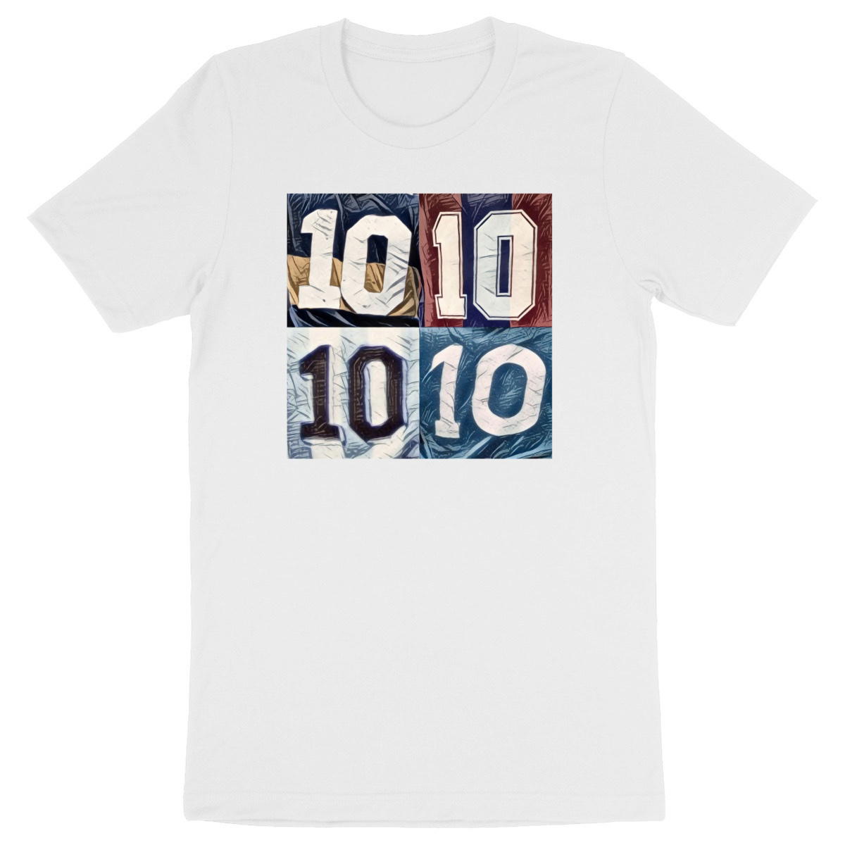 Image back T-shirt numéros chance Diego - Foot vintage