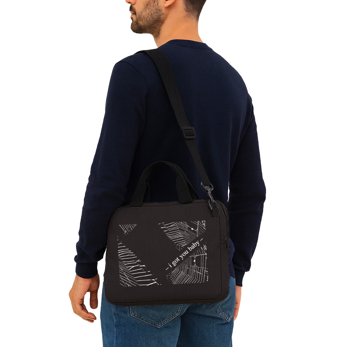 Image front i got you - laptop bag