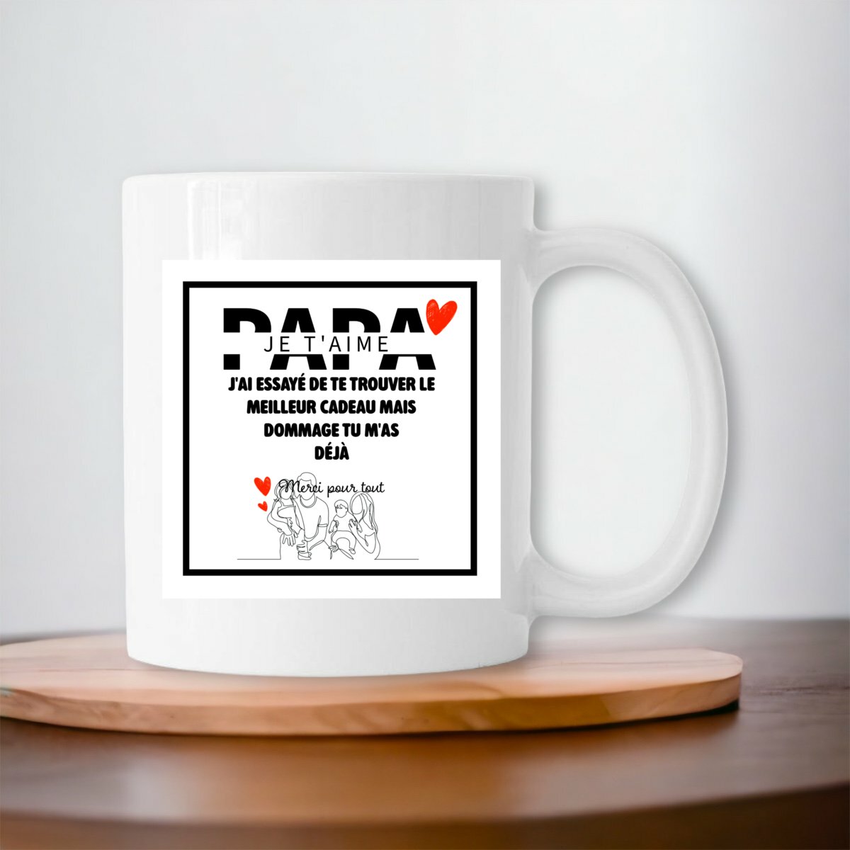 Image du produit Mug Papa Je t'aime