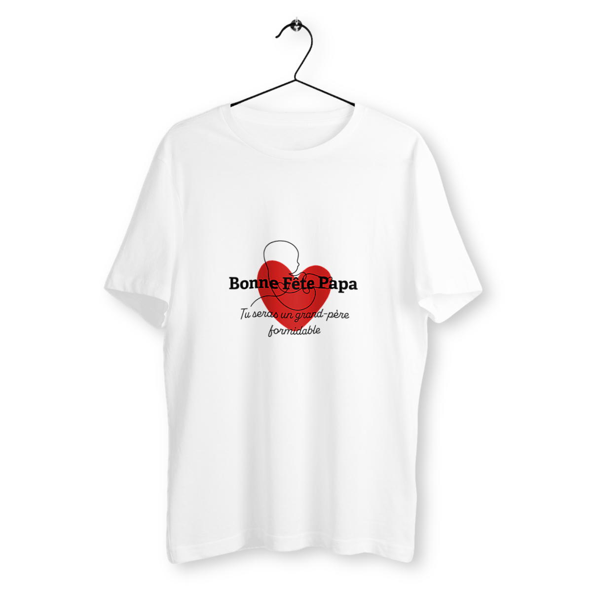 Image back Tee shirt papy
