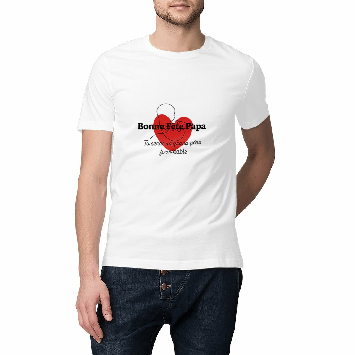 Image front Tee shirt papy