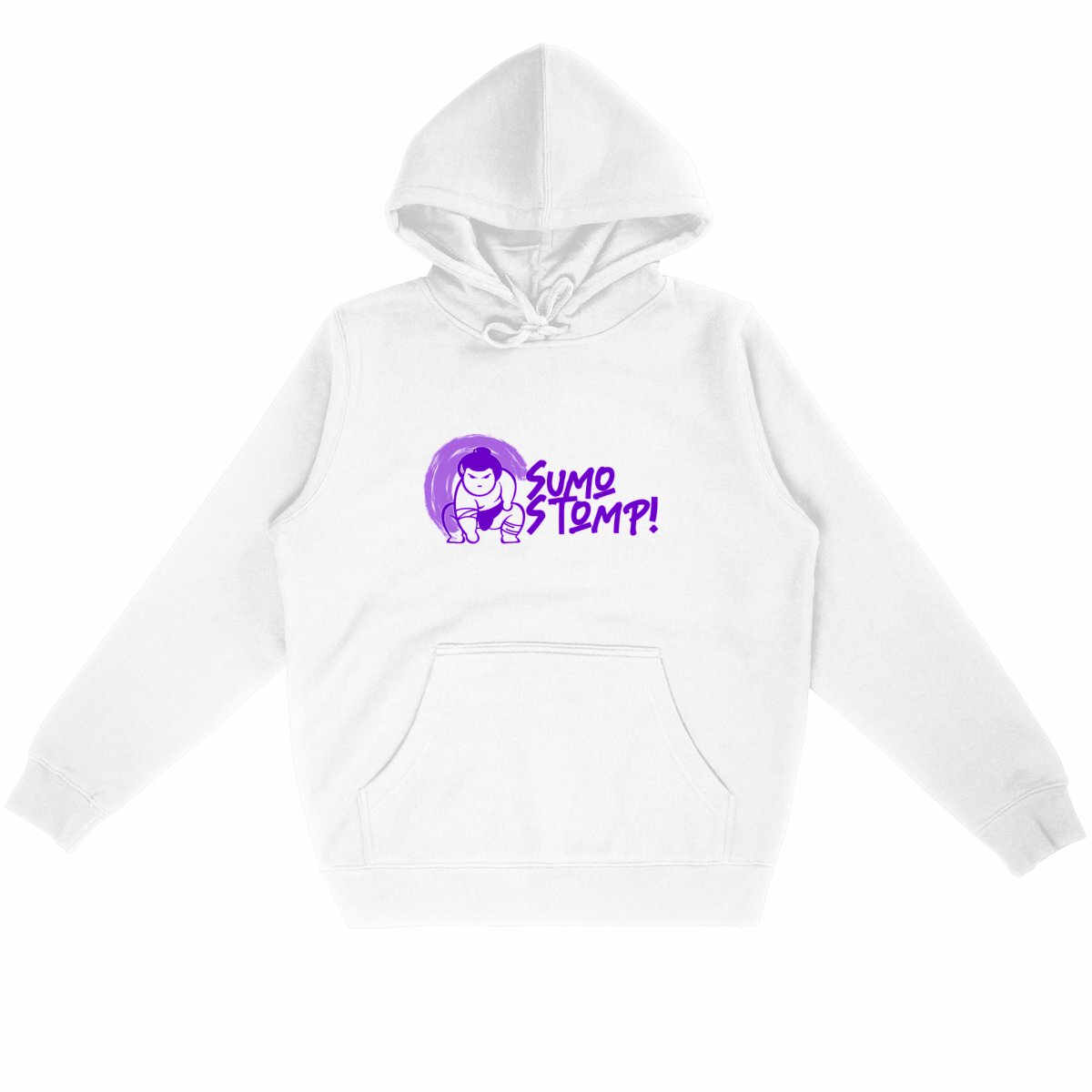Sumo Stomp! Unisex Purple Logo Hoodie - Image