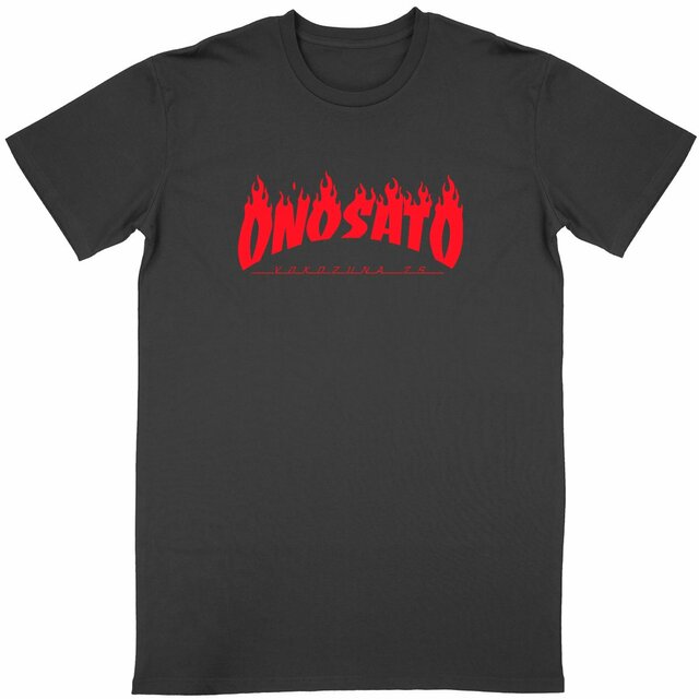 Onosato Flames Unisex Classic Black Tee - Image