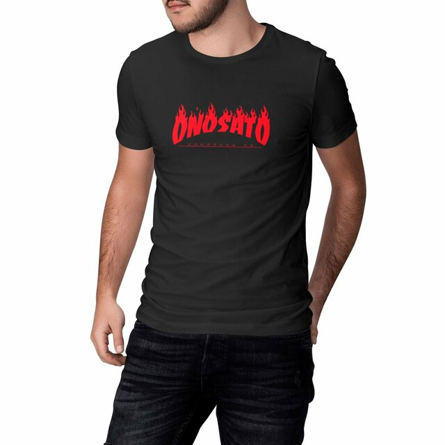 Onosato Flames Unisex Classic Black Tee