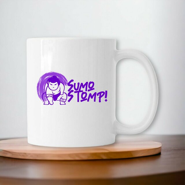 Sumo Stomp! ceramic mug