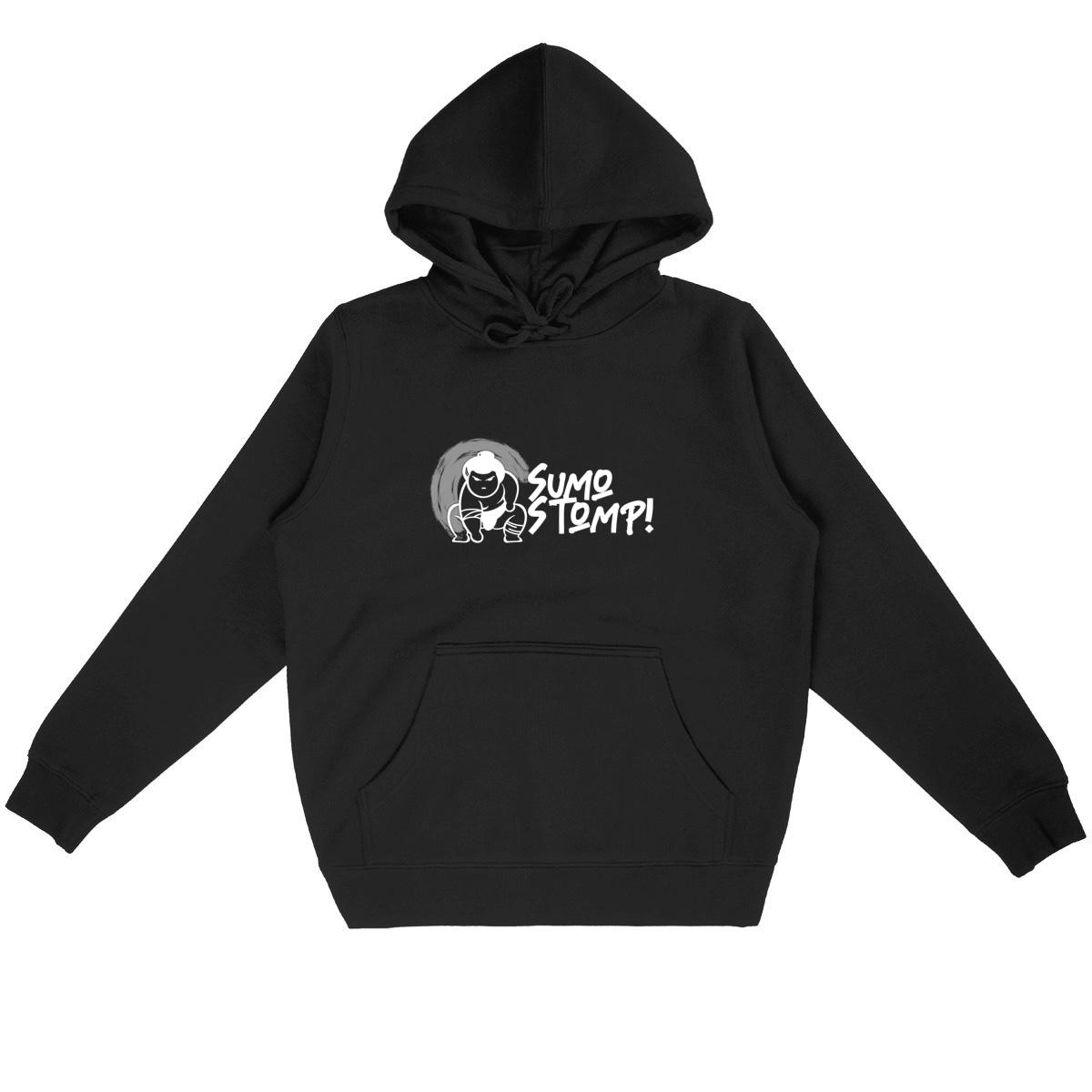 Sumo Stomp! Unisex White Logo Hoodie - Image