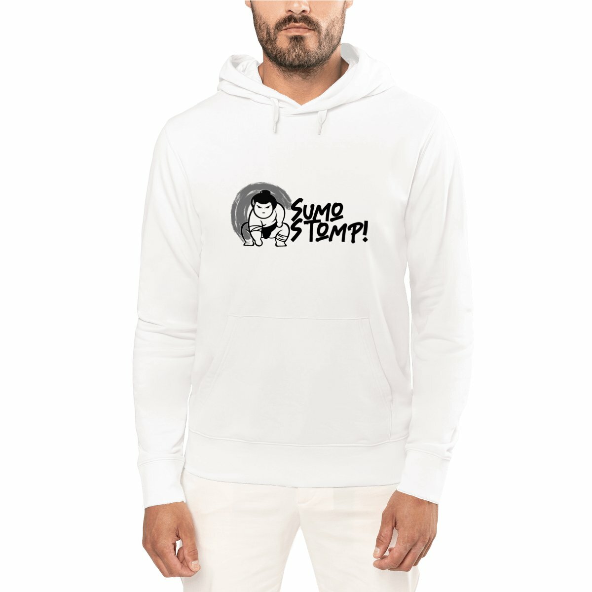 Sumo Stomp! Unisex Black Logo Hoodie