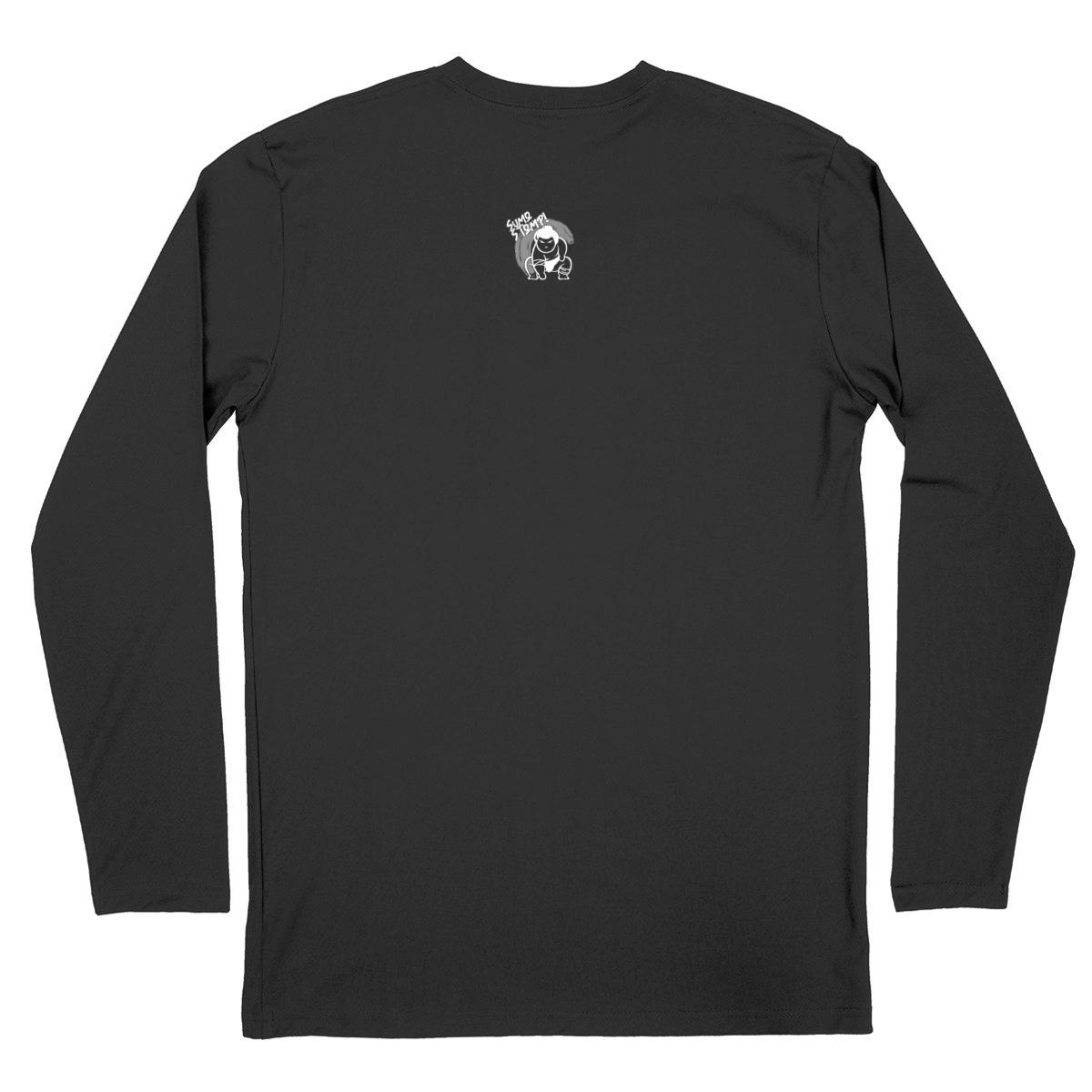 Onosato Flames Long Sleeve Unisex Black Tee - Image