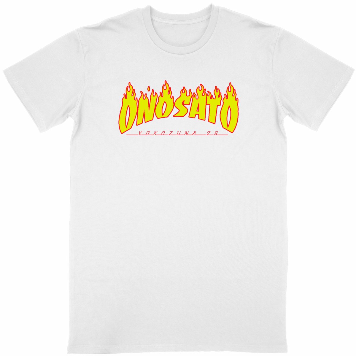 Onosato Flames Unisex Classic White Tee - Image