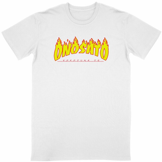 Onosato Flames Unisex Classic White Tee - Image