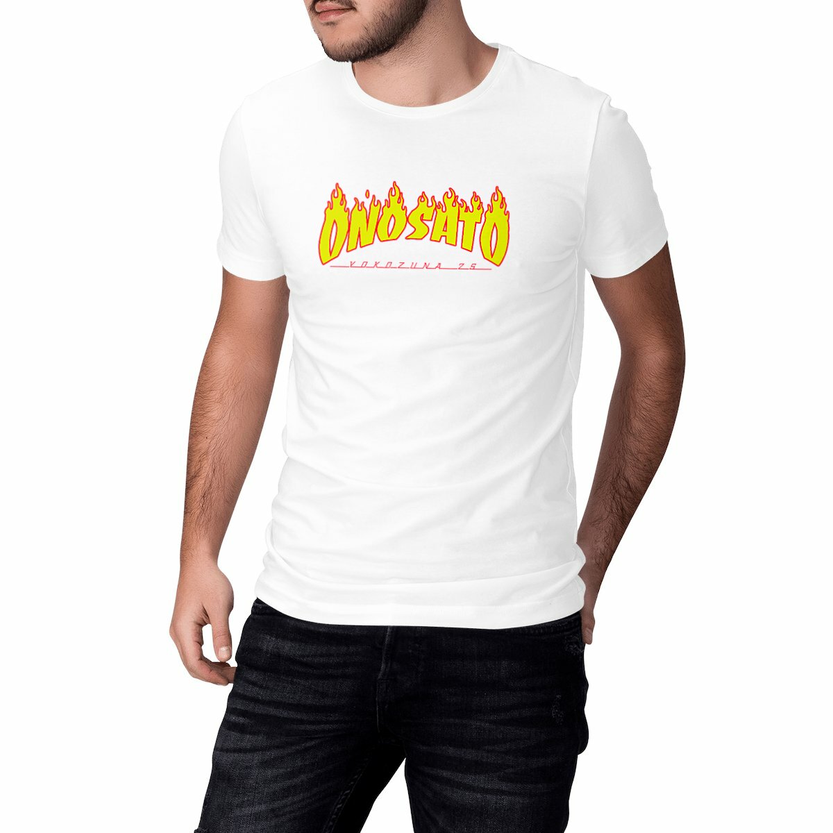 Onosato Flames Unisex Classic White Tee