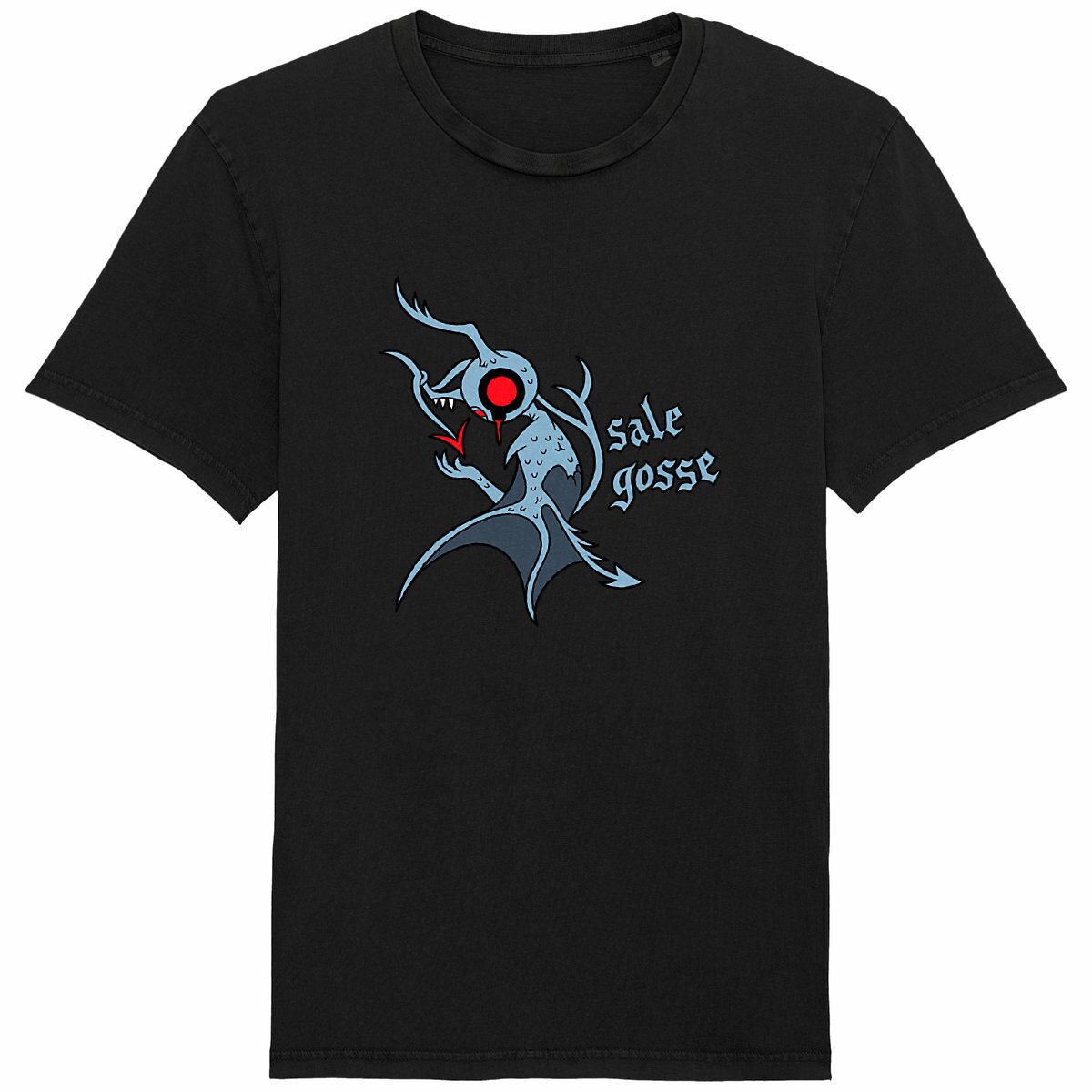T-shirt "Sale gosse" unisexe aspect vintage - Image