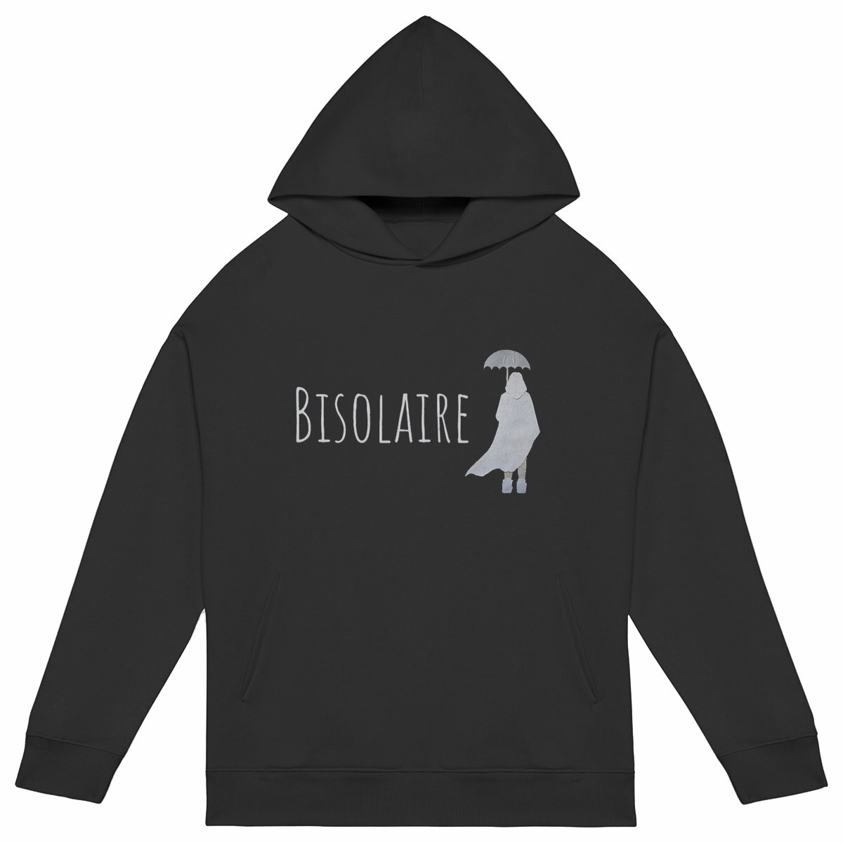 Sweat à capuche unisexe oversize Bisolaire