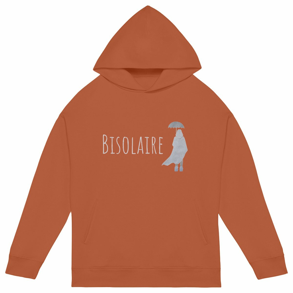 Sweat à capuche unisexe oversize Bisolaire - Image
