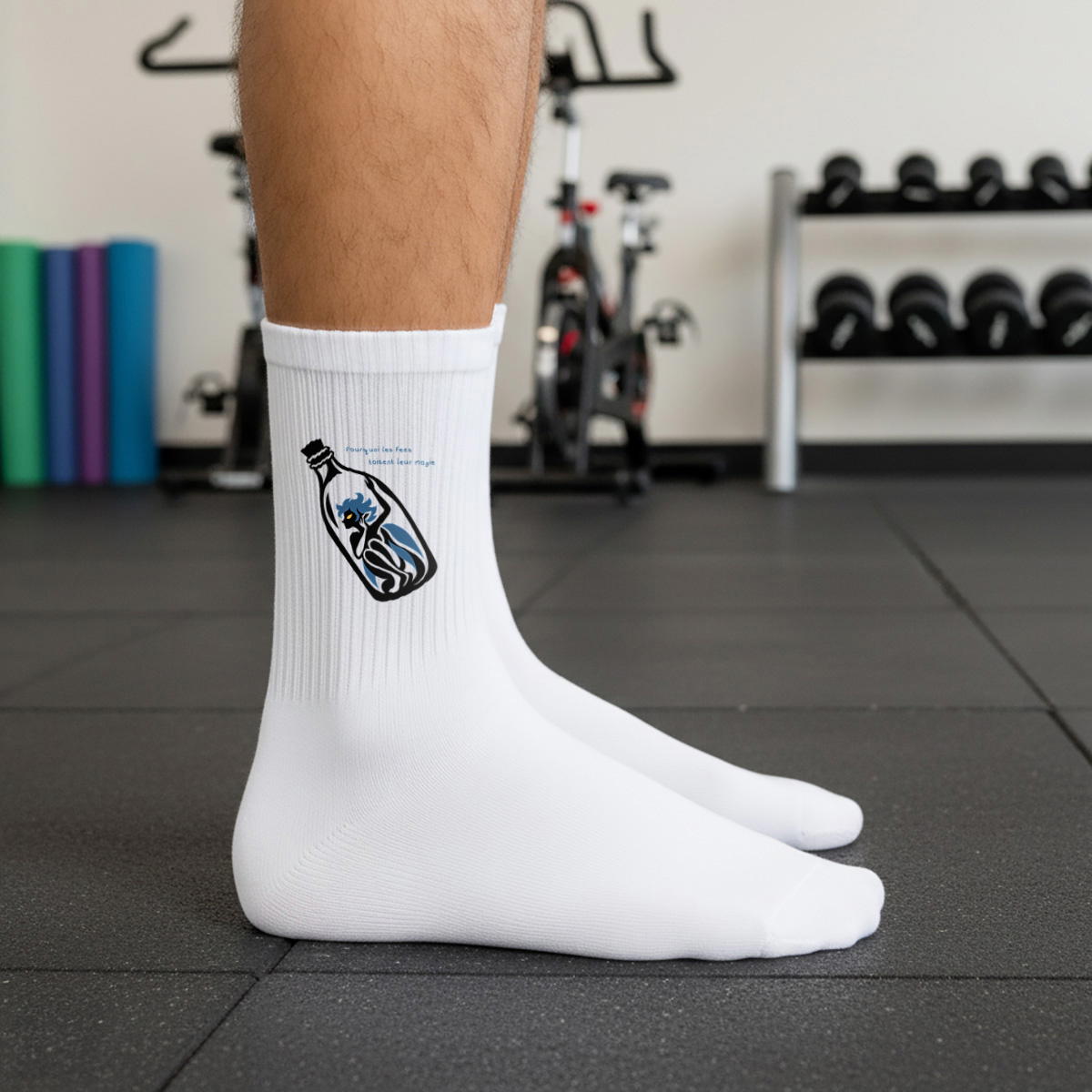 chaussettes unisexe Ce qui repousse - fée dans bocal
