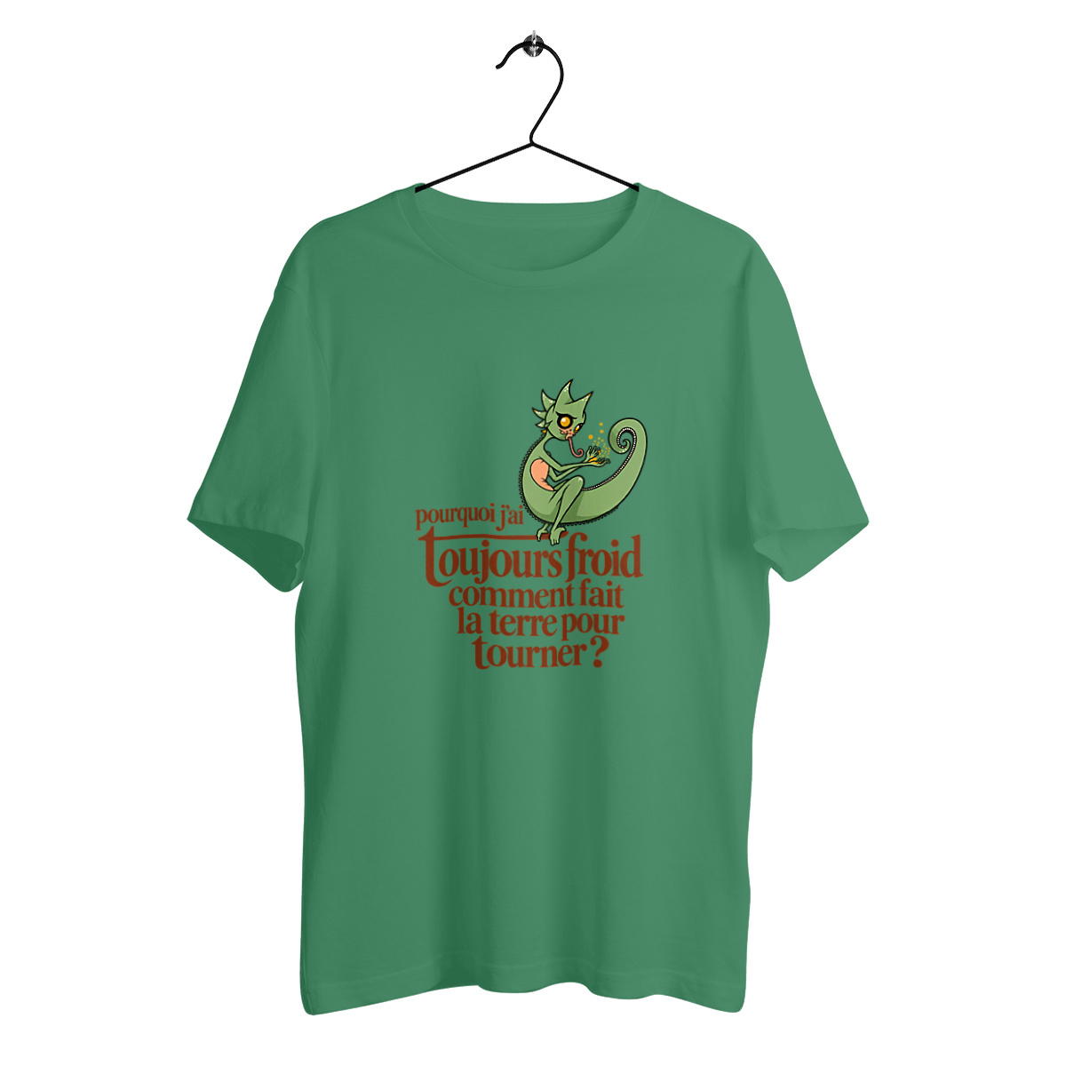 T-shirt unisexe léger Bisolaire - Caméléon fantastik