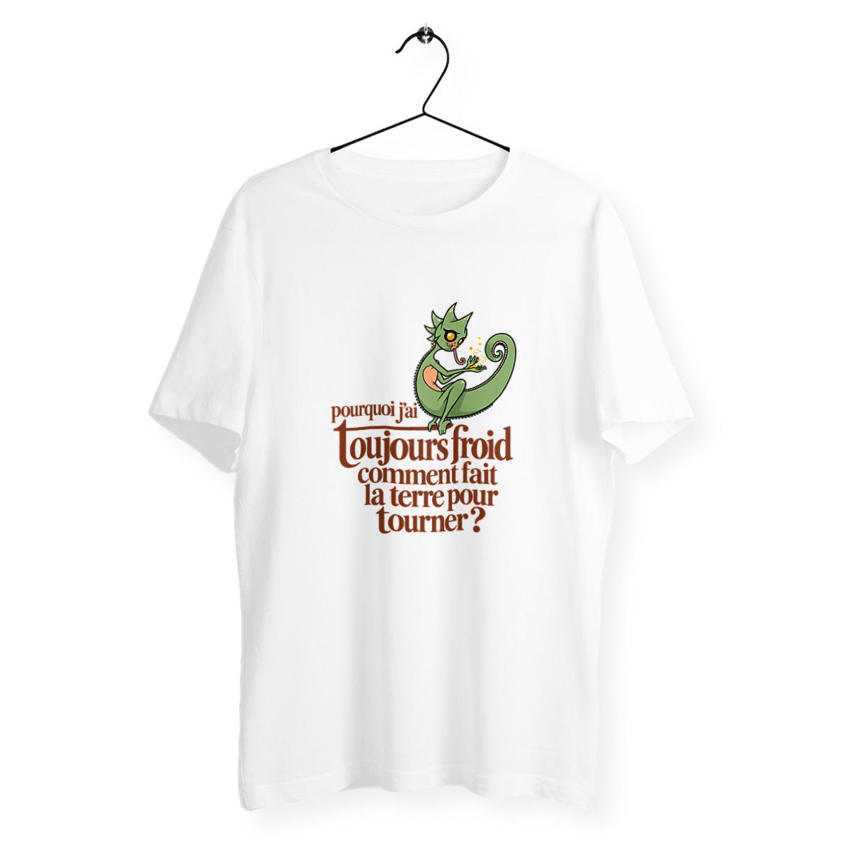 T-shirt unisexe léger Bisolaire - Caméléon fantastik - Image