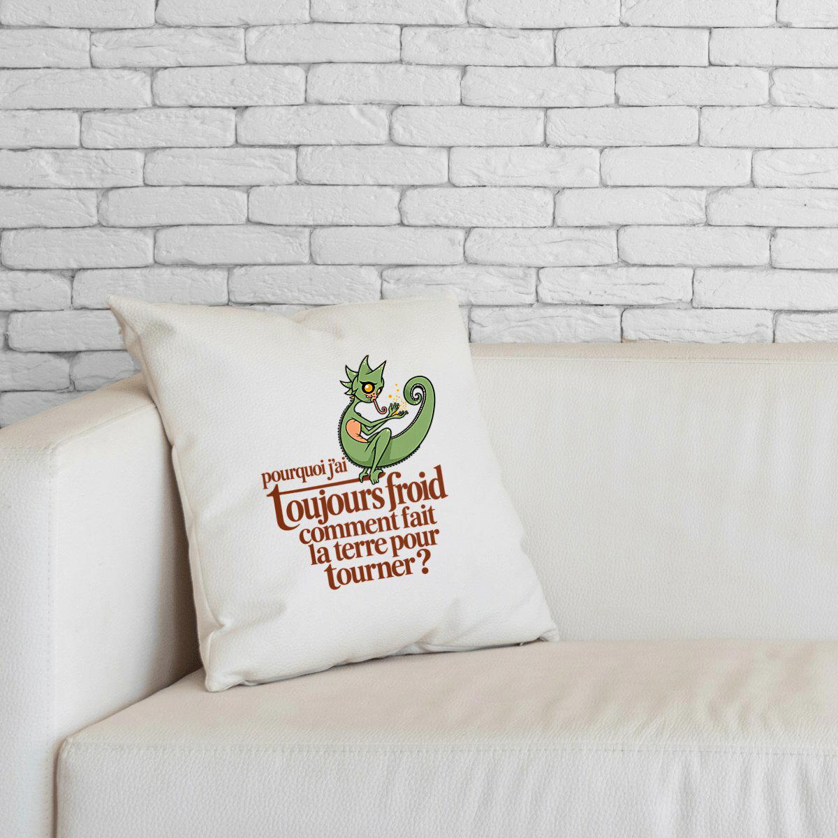 Coussin Bisolaire - Caméléon fantastik