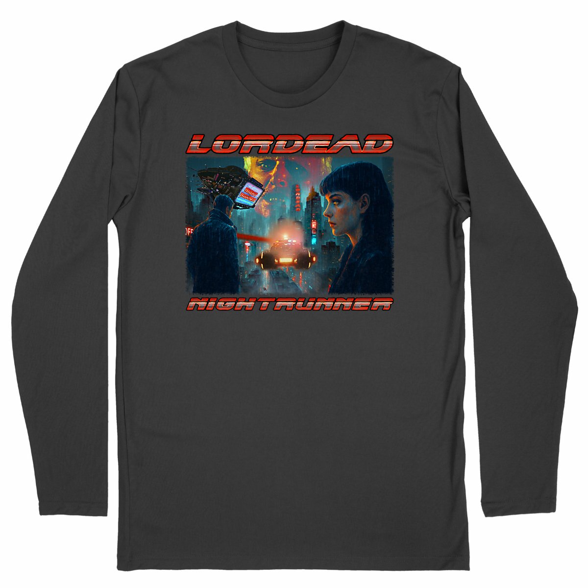 T-shirt Homme classique manches longues 𝐋𝐎𝐑𝐃𝐄𝐀𝐃 - 𝙉𝙄𝙂𝙃𝙏𝙍𝙐𝙉𝙉𝙀𝙍 - Image