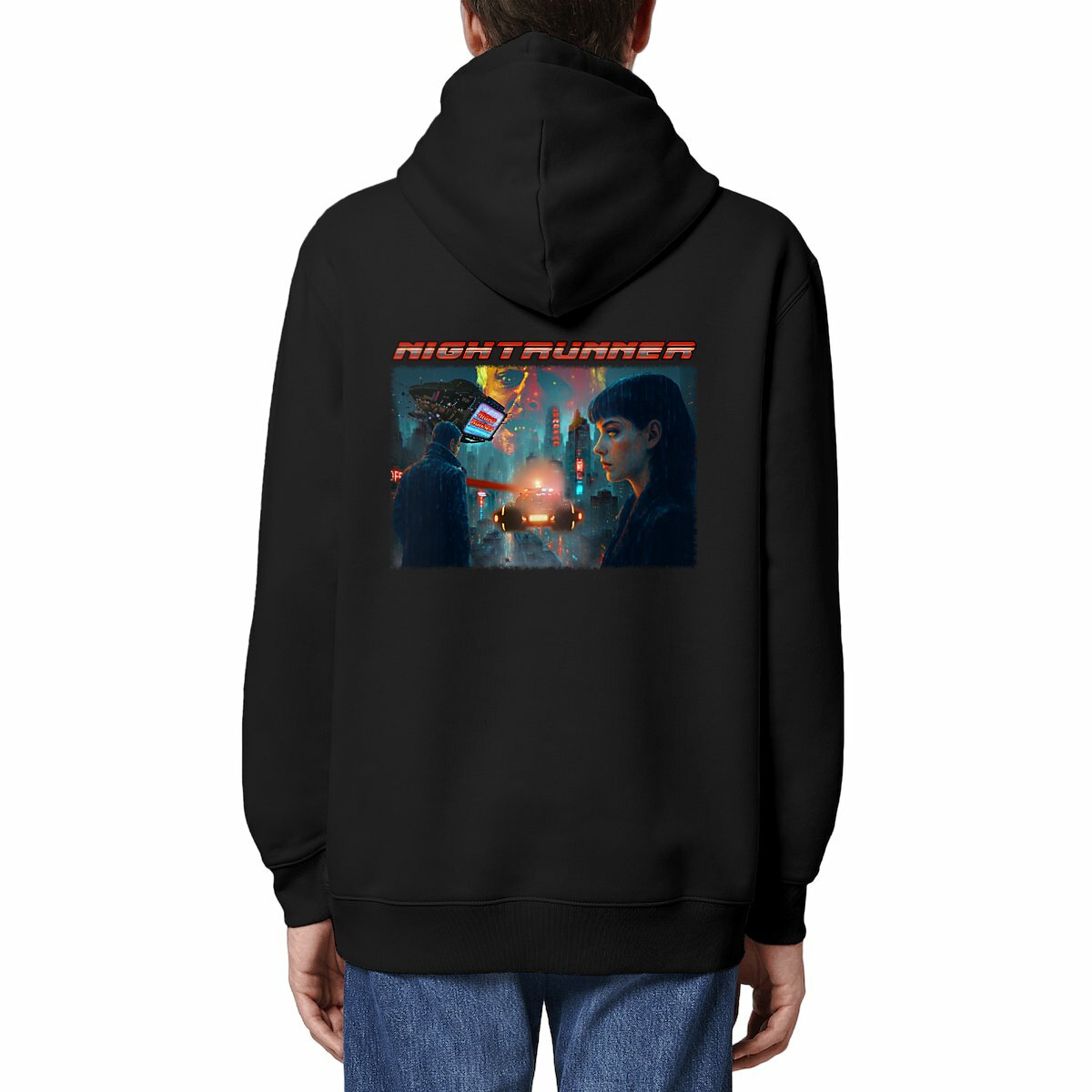 Sweat à capuche Epais Unisexe 𝐋𝐎𝐑𝐃𝐄𝐀𝐃 - 𝙉𝙄𝙂𝙃𝙏𝙍𝙐𝙉𝙉𝙀𝙍 (Face+Dos)