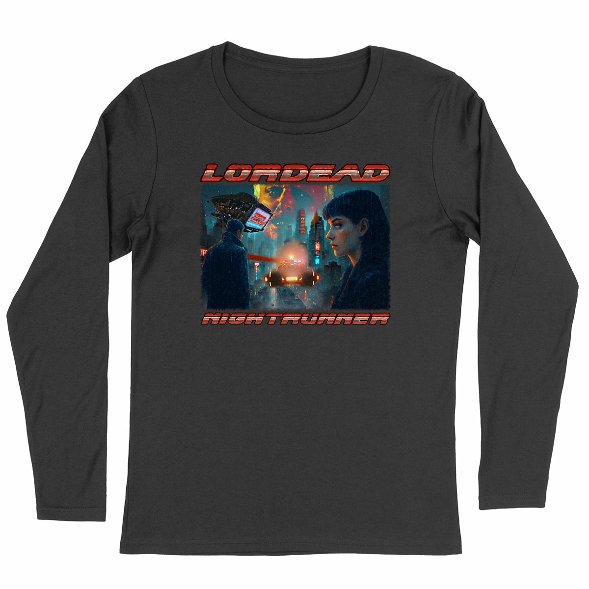 T-shirt Femme Léger manches longues 𝐋𝐎𝐑𝐃𝐄𝐀𝐃 - 𝙉𝙄𝙂𝙃𝙏𝙍𝙐𝙉𝙉𝙀𝙍 - Image