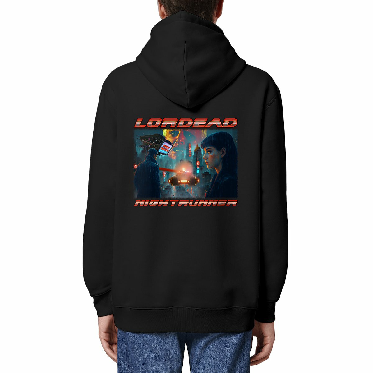 Sweat à capuche Epais Unisexe 𝐋𝐎𝐑𝐃𝐄𝐀𝐃 - 𝙉𝙄𝙂𝙃𝙏𝙍𝙐𝙉𝙉𝙀𝙍 (Dos)