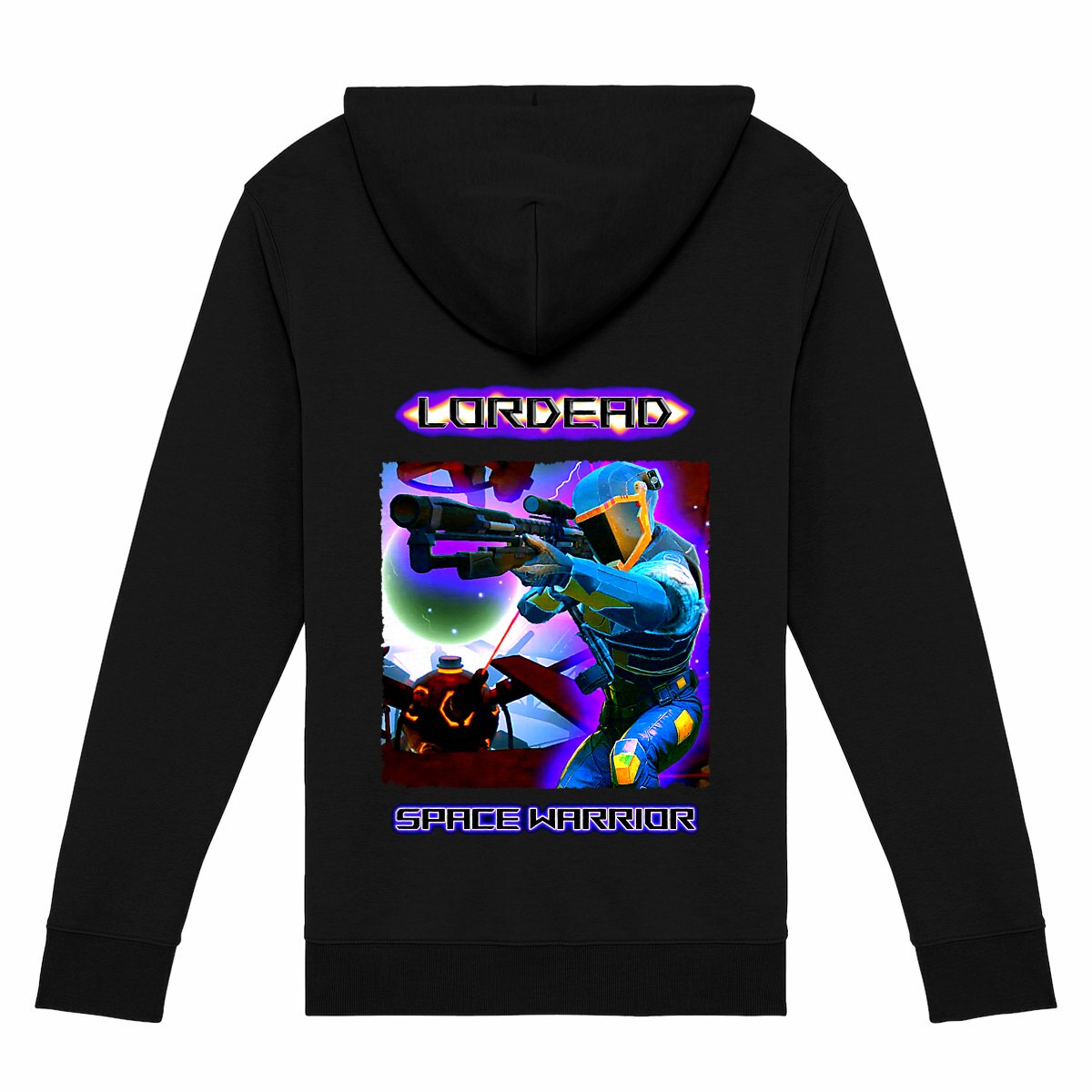 Sweat à capuche zippé unisexe 𝐋𝐎𝐑𝐃𝐄𝐀𝐃 - 𝐒𝐏𝐀𝐂𝐄 𝐖𝐀𝐑𝐑𝐈𝐎𝐑