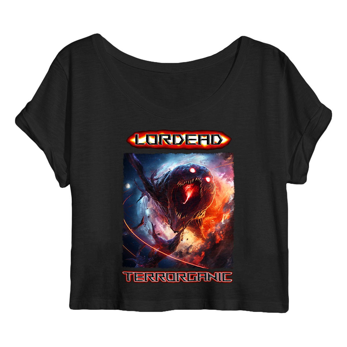 Crop top Femme 𝐋𝐎𝐑𝐃𝐄𝐀𝐃 - 𝐓𝐞𝐫𝐫𝐎𝐫𝐠𝐚𝐧𝐢𝐜 - Image