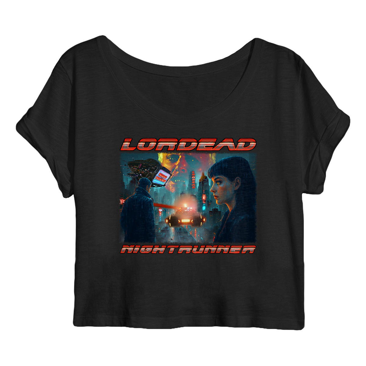 Crop top Femme 𝐋𝐎𝐑𝐃𝐄𝐀𝐃 - 𝙉𝙄𝙂𝙃𝙏𝙍𝙐𝙉𝙉𝙀𝙍 - Image