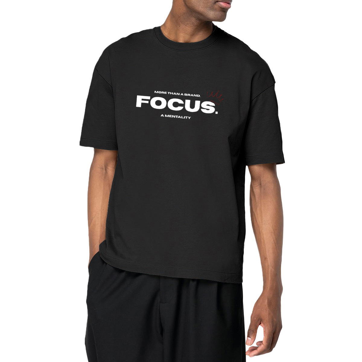 Image front BLACK - T-shirt « MENTALITY »