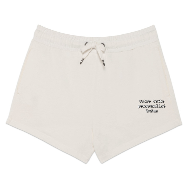 Image back Short Femme BIO - Texte à personnaliser