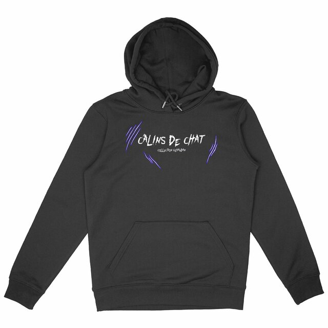 Image front Hoodie Câlins de chat