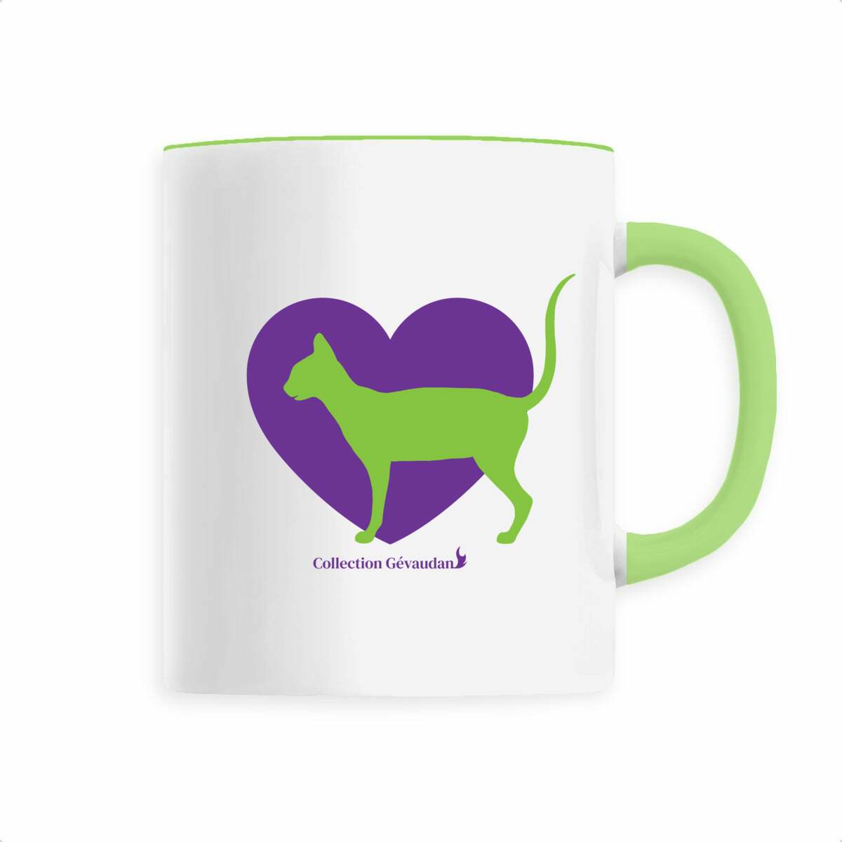 Image front Mug Cœur de Sphynx
