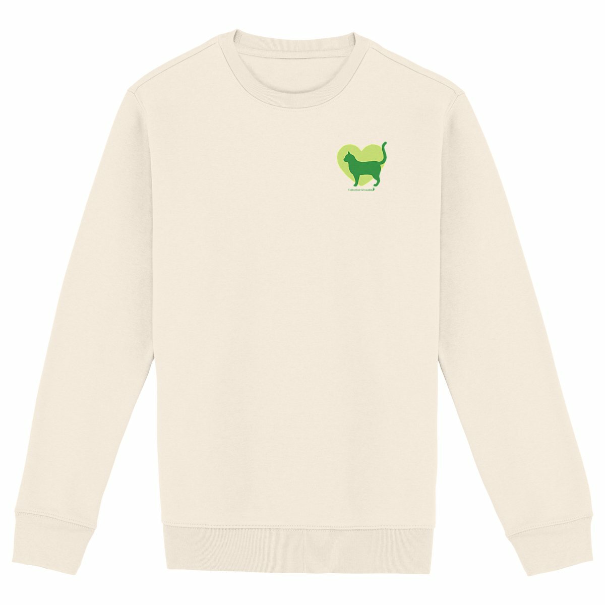 Image front Sweatshirt Cœur de Matou