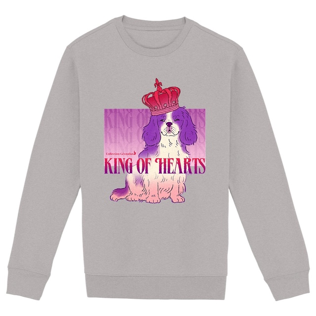 Image back Sweatshirt King of Hearts - Cavalier King Charles