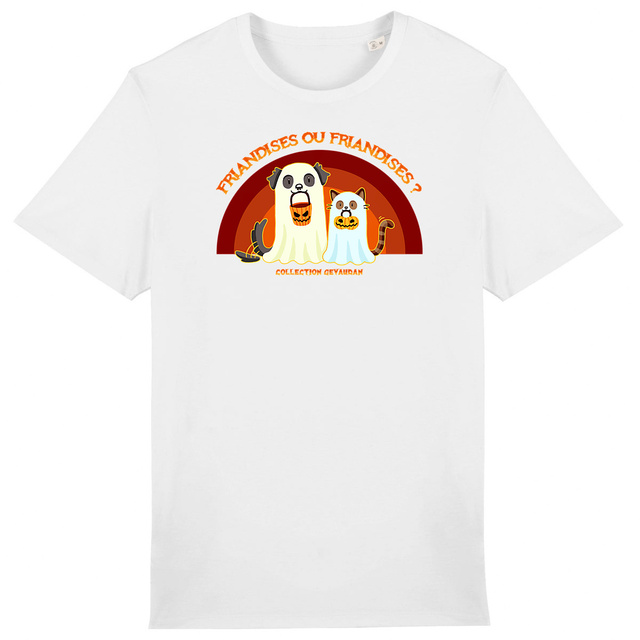 Image front T-Shirt BIO Friandises ou Friandises