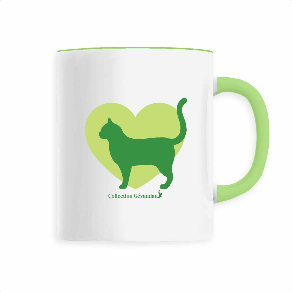 Image front Mug Cœur de Matou