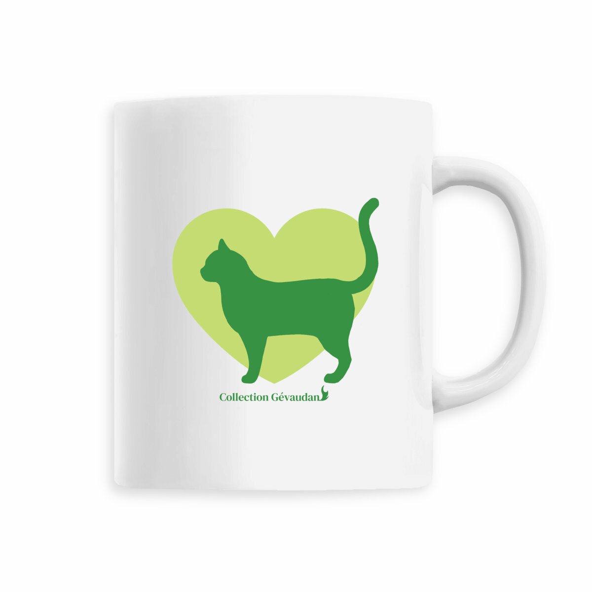 Image back Mug Cœur de Matou