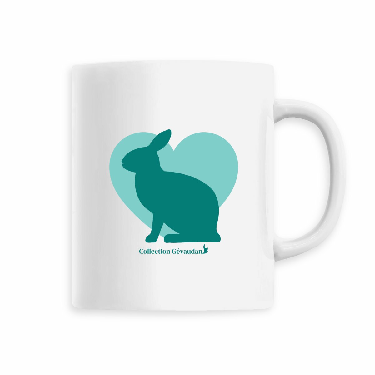 Image front Mug Cœur de Lapin
