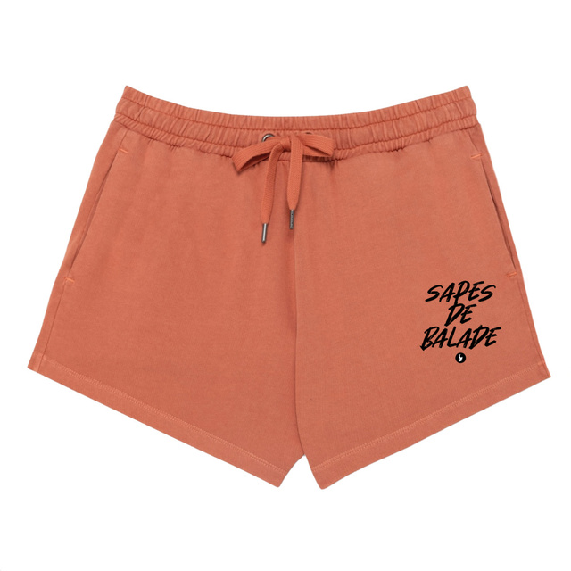 Image back Short Femme BIO Sapes de Balade