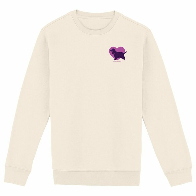 Image front Sweatshirt Cœur de Cocker
