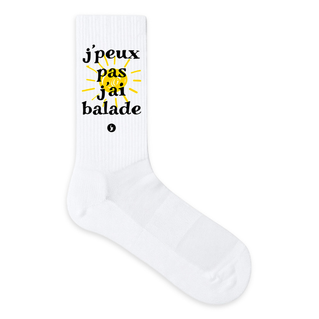 Image front Chaussettes J'peux pas j'ai balade