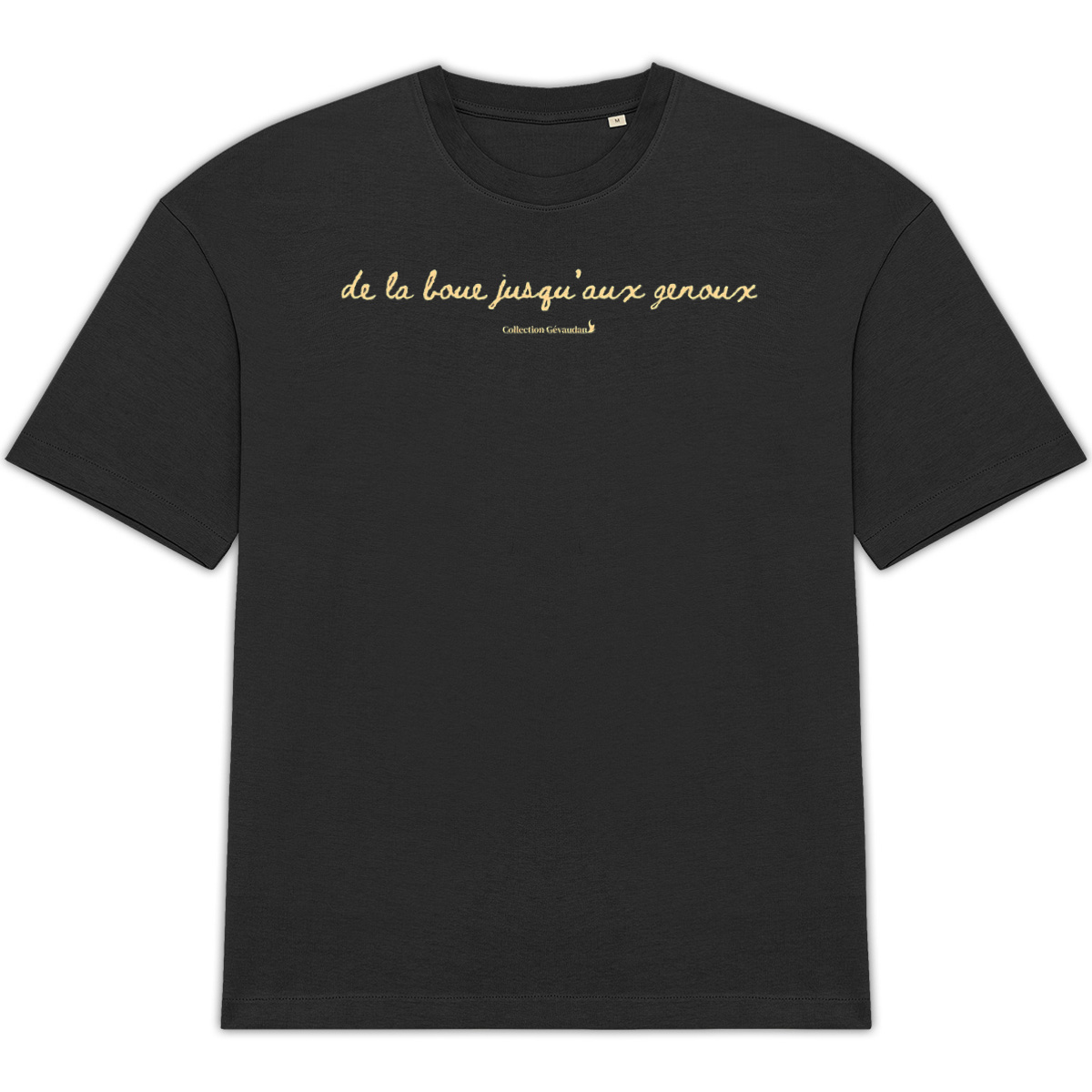 Image back T-Shirt BIO Oversize De la boue jusqu'aux genoux