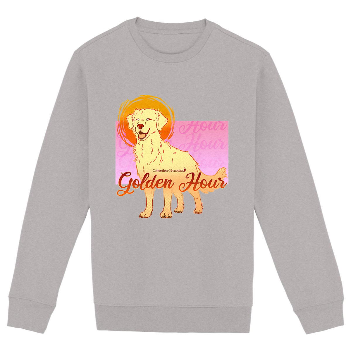 Image back Sweatshirt Golden Hour - Golden Retriever