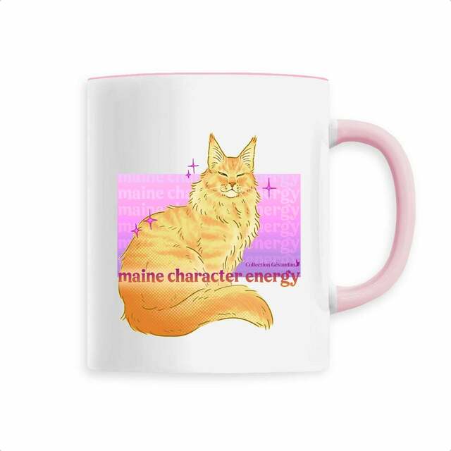 Image front Mug Maine Character Energy - Maine Coon
