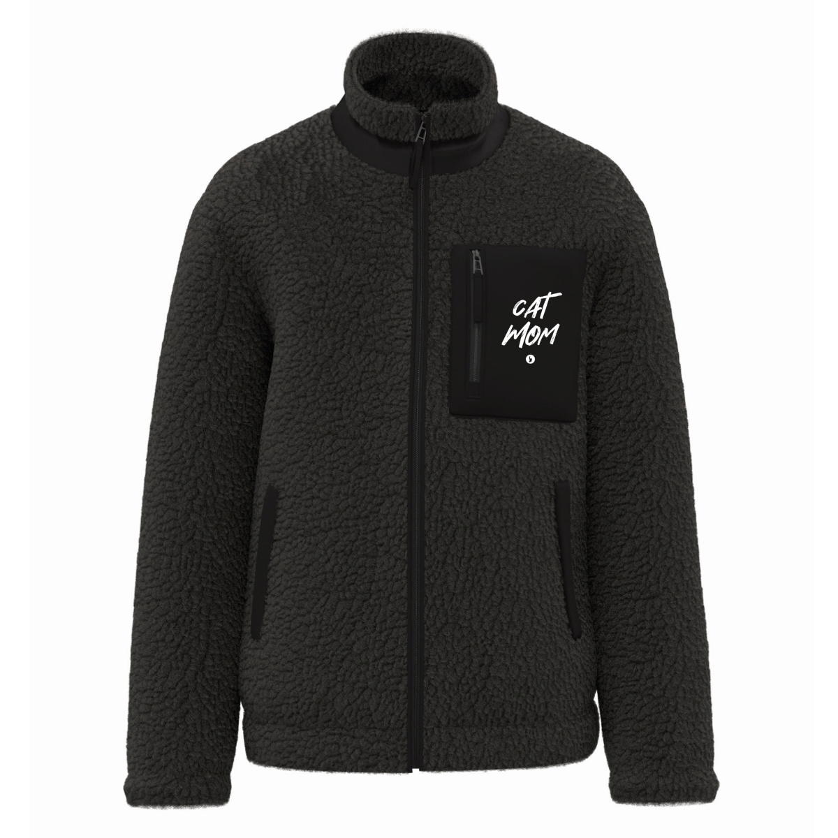 Image front Veste Sherpa Catmom